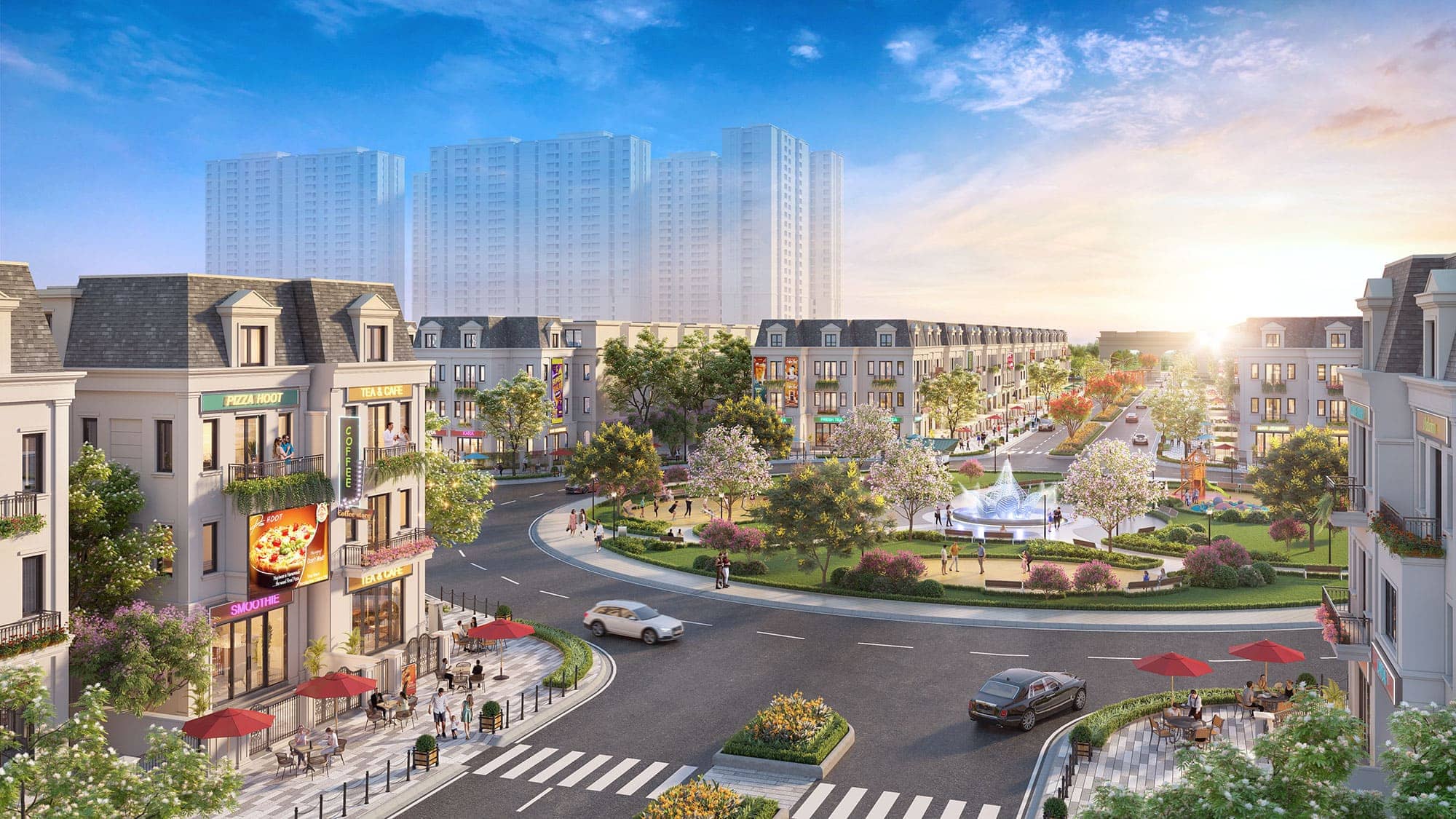 Công viên cây xanh Solasta Mansion