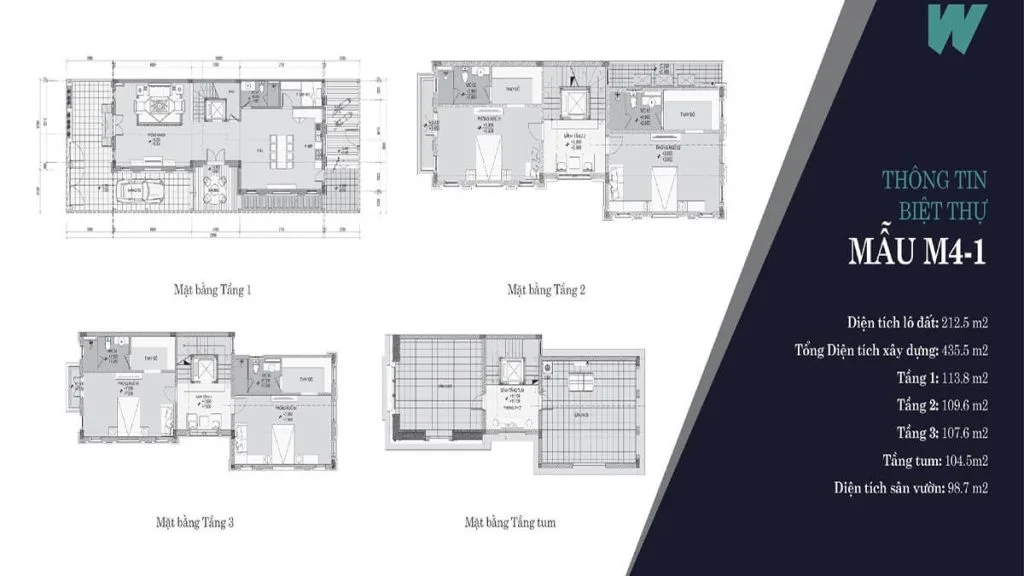 Biệt thự mẫu M4 tại Solasta Mansion – thiết kế hiện đại kết hợp tân cổ điển, diện tích rộng rãi, tiện nghi
