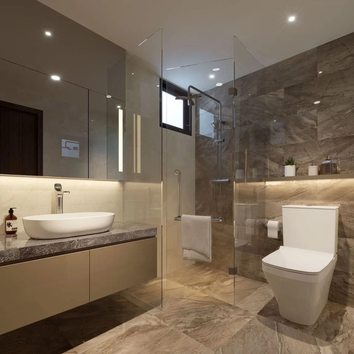 Căn hộ mẫu 2 phòng ngủ An Bình Homeland, diện tích 65–75m2, thiết kế thông minh.