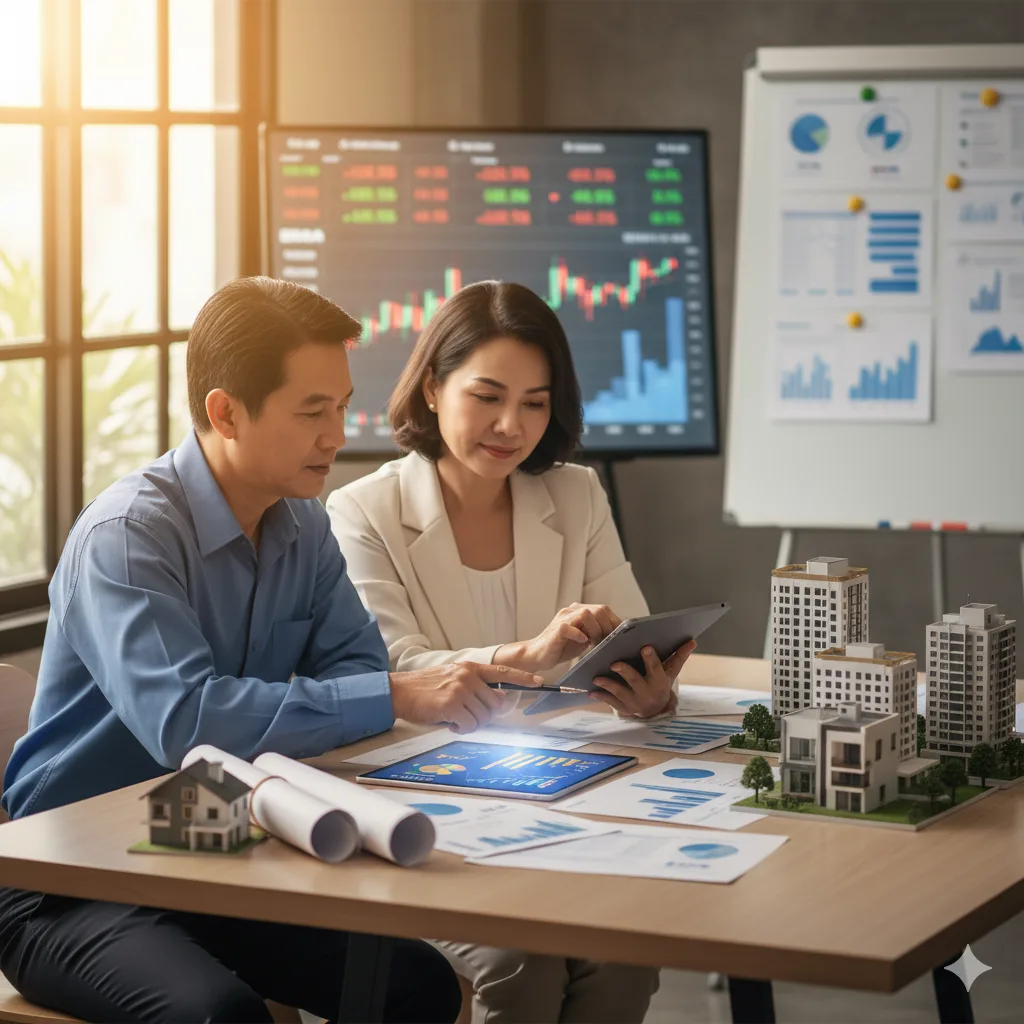 Nhà đầu tư Việt trung niên tìm hiểu chiến lược đầu tư nhà đất hiệu quả