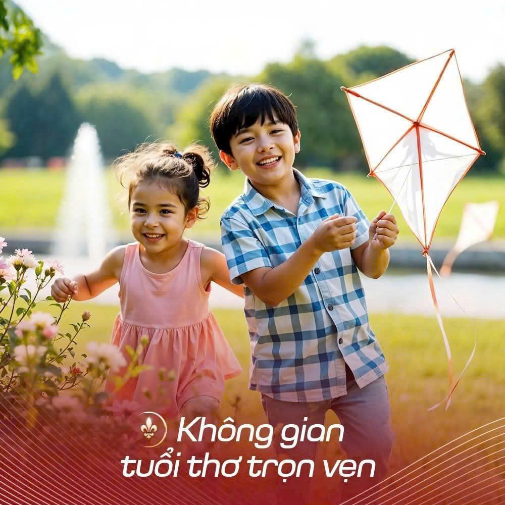 Can ho cao cap Hausman FLC Dai Mo Khu Tay Ha Noi Không gian tuổi thơ trọn vẹn với các bé chơi thả diều tại công viên, một trong những tiện ích Hausman FLC dành cho gia đình. Khám phá thêm tại kygoibatdongsan