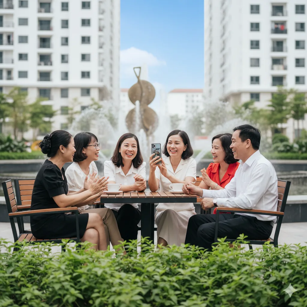 Review An Bình Homeland: Cộng đồng cư dân trung niên Việt chia sẻ trải nghiệm thực tế tại khu sinh hoạt chung.