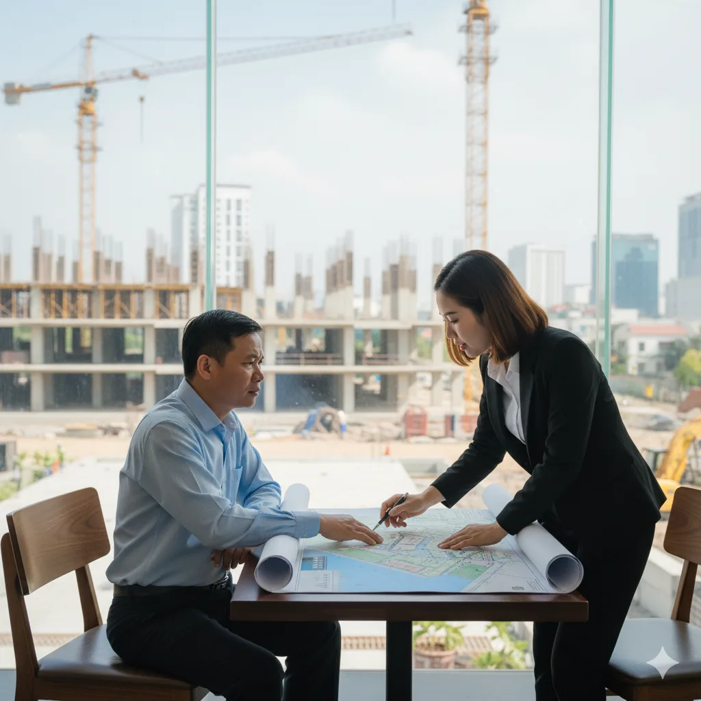 Chuyên gia bất động sản tư vấn tiềm năng đầu tư an cư tại dự án An Bình Homeland Hà Đông.