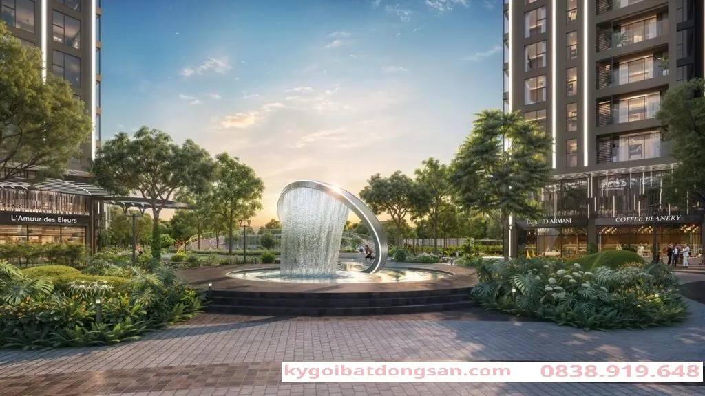 Tiện ích công viên cây xanh và dòng sông nội khu tại Greenera Southmark 486 Ngọc Hồi