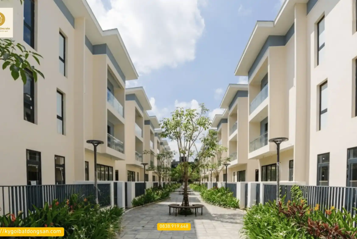 Sơ đồ mặt bằng phân lô chi tiết biệt thự An Quý Villa trong lõi khu đô thị Dương Nội.