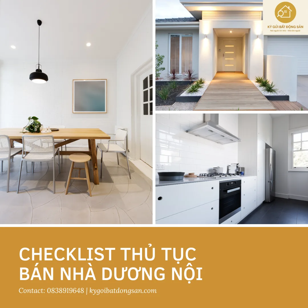 Checklist thủ tục bán nhà Dương Nội: 5 sai lầm "chết người"