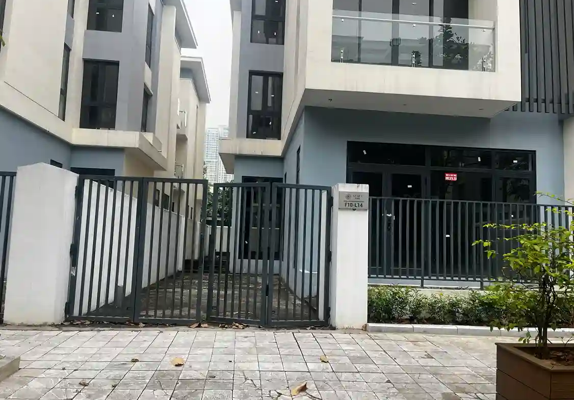 mặt tiền biệt thự An Quý lô F10