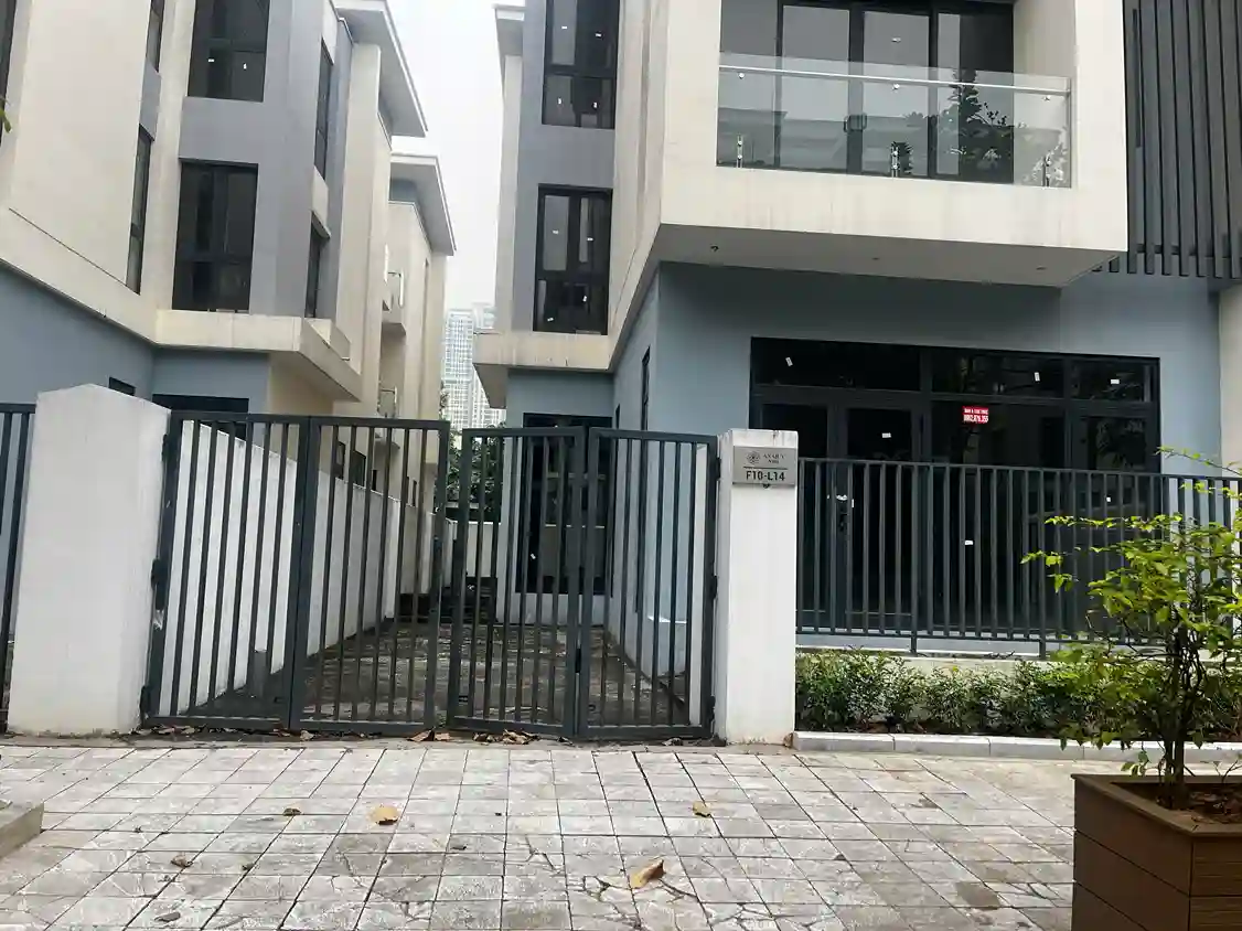 mặt tiền biệt thự An Quý lô F10