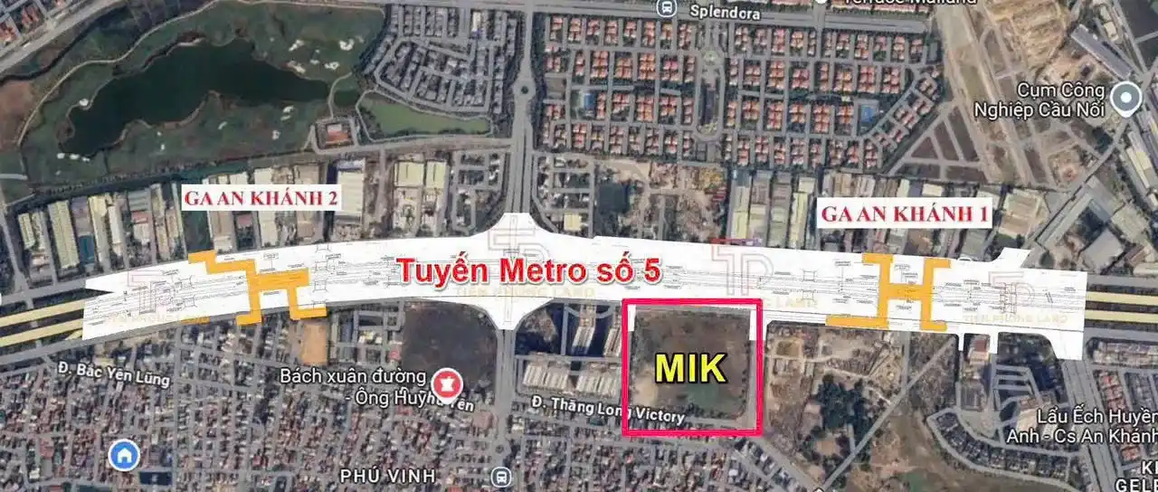 Vị trí Tuyến Metro số 5 sát vách dự án Imperia Sky Park Nam An Khánh - Hotline 0838919648