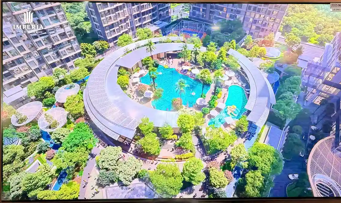 Nhà để xe nổi 7 tầng hiện đại tại Imperia Sky Park cam kết chỗ đỗ ô tô cho cư dân