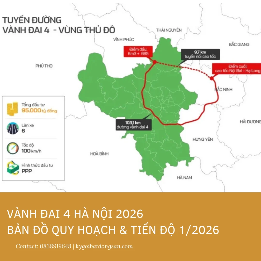quy hoạch Vành đai 4 2026