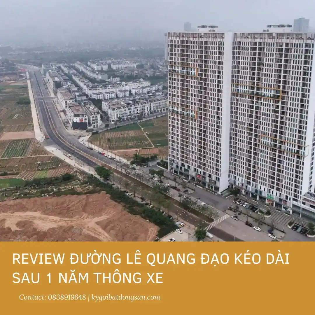 Review thực tế diện mạo trục đường Lê Quang Đạo kéo dài sau 1 năm thông xe với các dãy shophouse và chung cư Anland sầm uất.