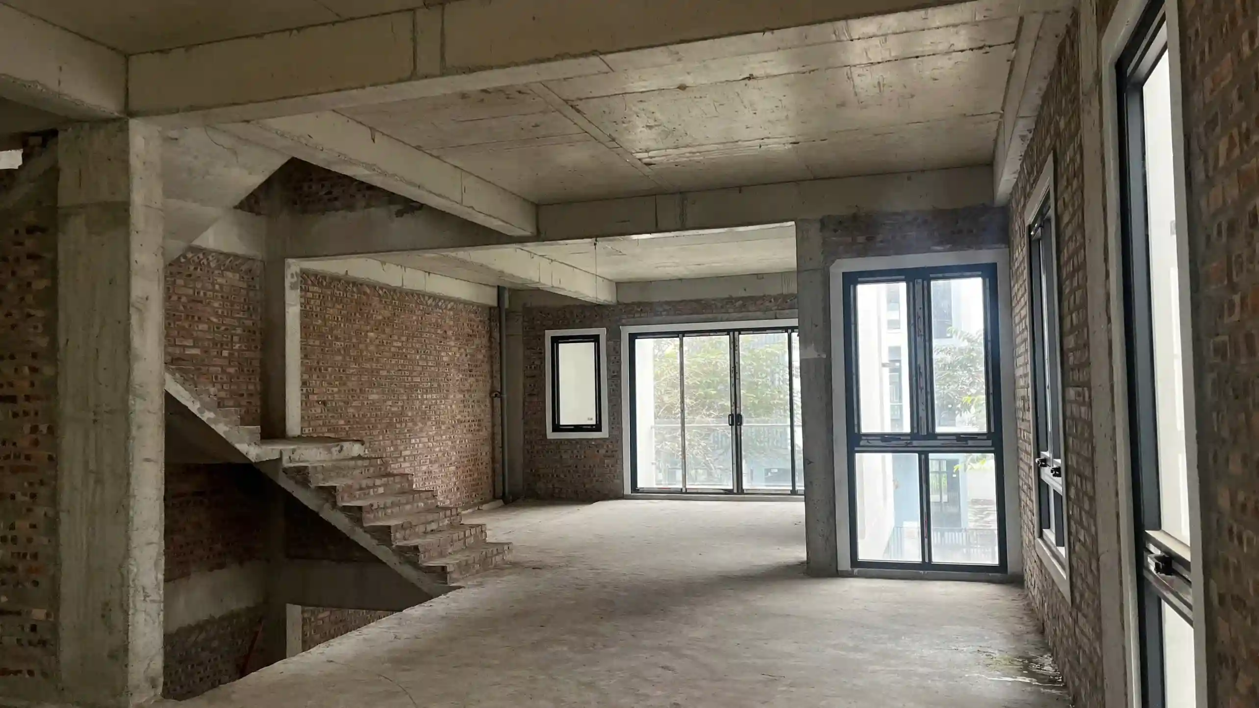 Tầm nhìn từ ban công tầng 2 biệt thự An Quý lô F10