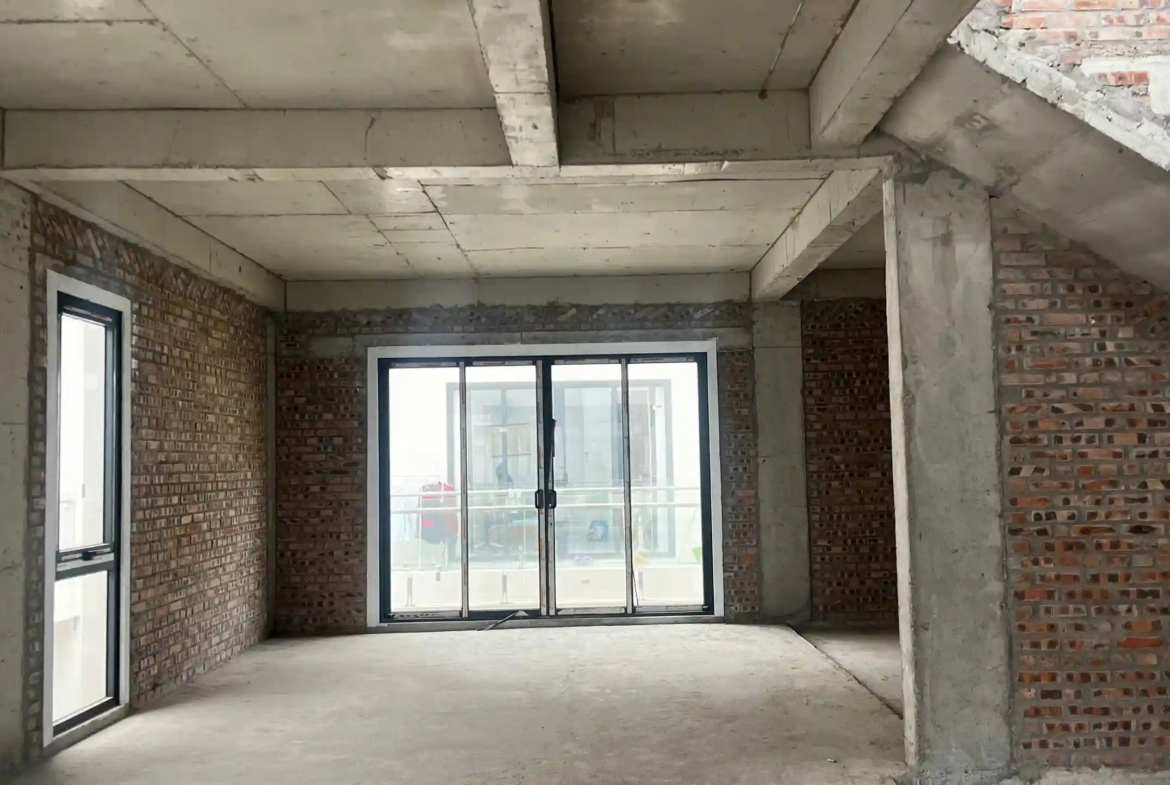 Tầm nhìn từ ban công tầng 2 biệt thự An Quý lô F10