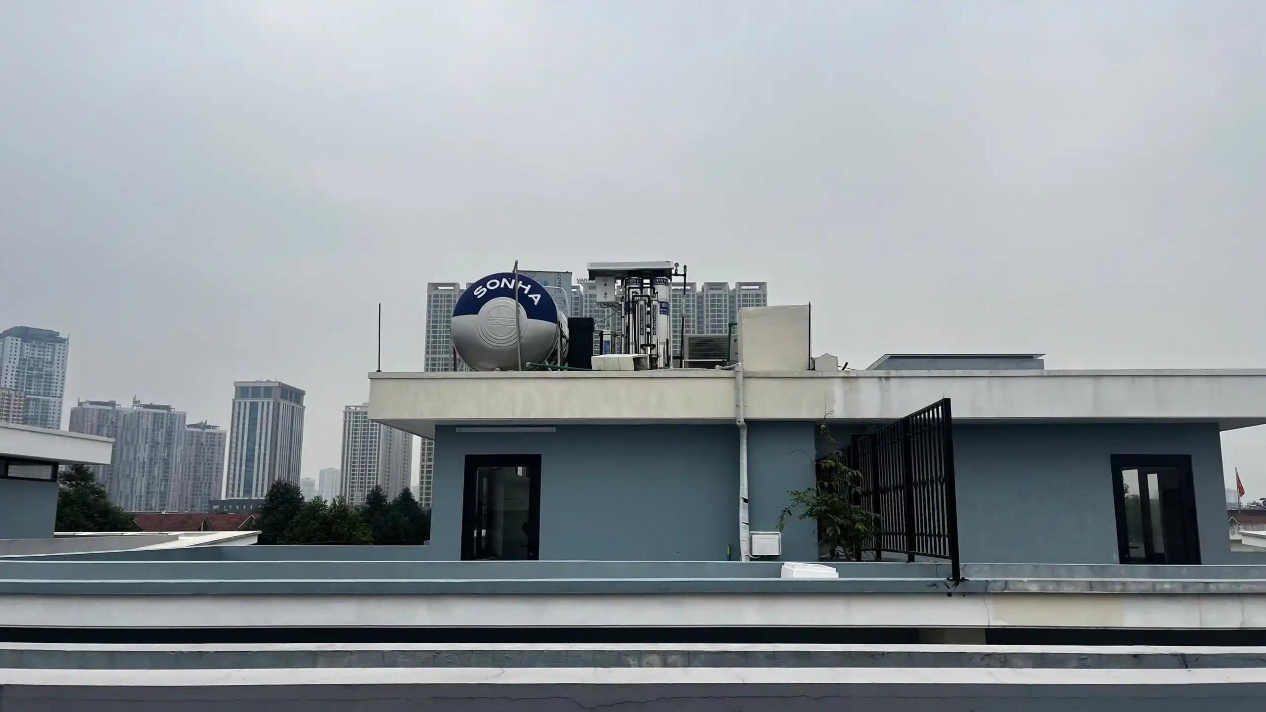 Tầng tum và sân thượng biệt thự An Quý Villa Nam Cường