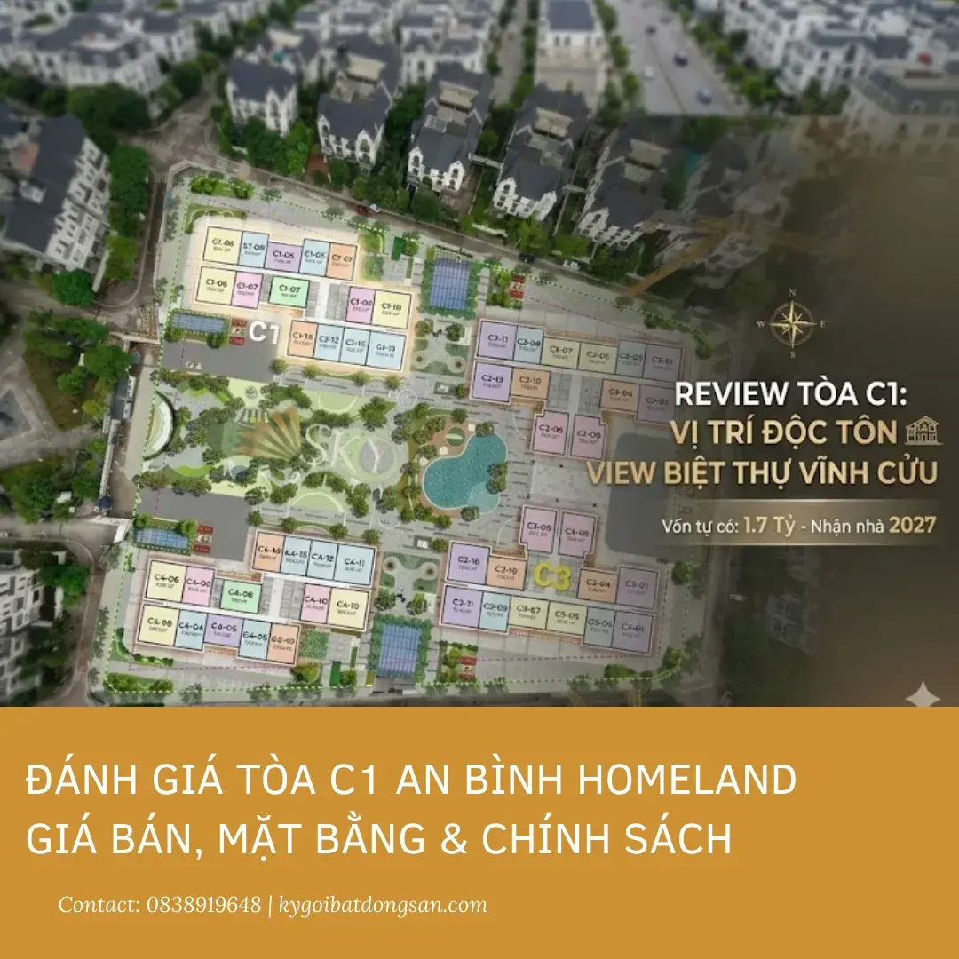 Ảnh bìa tổng quan Review Tòa C1 An Bình Homeland | Đánh giá Tòa C1 An Bình Homeland